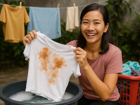 Noda Membandel Tak Lagi Masalah! Ini Cara Praktis Menghilangkan Noda di Baju