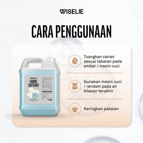 Cara menggunakan softener cair untuk melembutkan pakaian