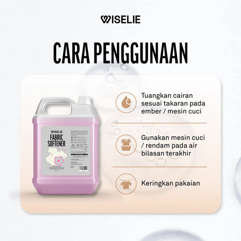 Cara menggunakan softener cair untuk melembutkan pakaian