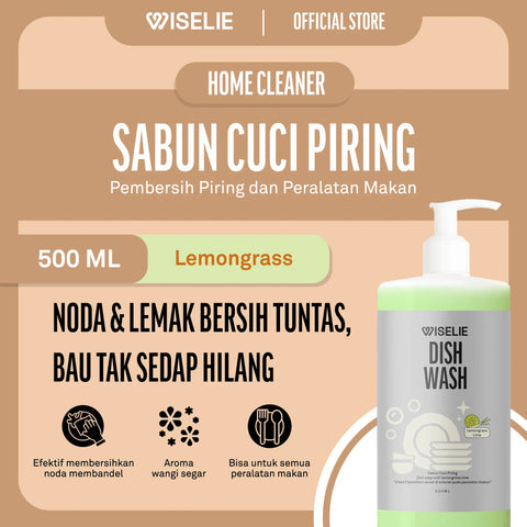 Sabun untuk membersihkan alat makan yang higienis aroma lemongrass