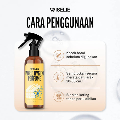 Cara menggunakan parfum pakaian untuk membuat pakaian mudah disetrika