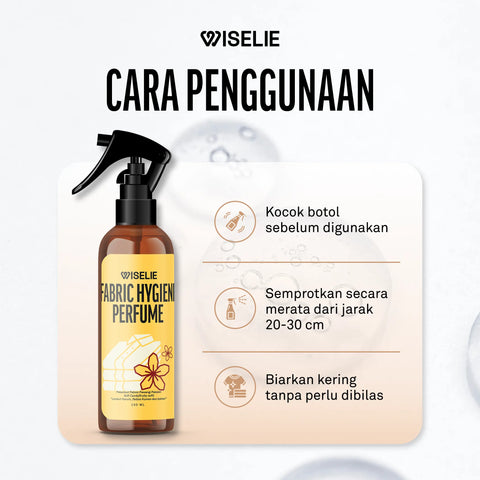 Cara menggunakan parfum pakaian untuk membuat pakaian mudah disetrika dan harum