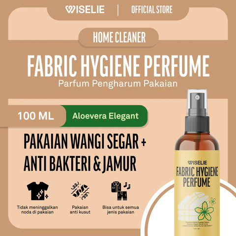 Wiselie Fabric Hygiene Perfume aroma Aloevera Elegant ukuran 100ml