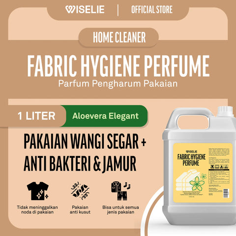 Wiselie Fabric Hygiene Perfume aroma Aloevera Elegant ukuran 1 liter