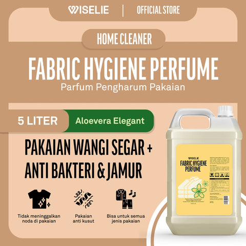 Wiselie Fabric Hygiene Perfume aroma Aloevera Elegant ukuran 5 liter