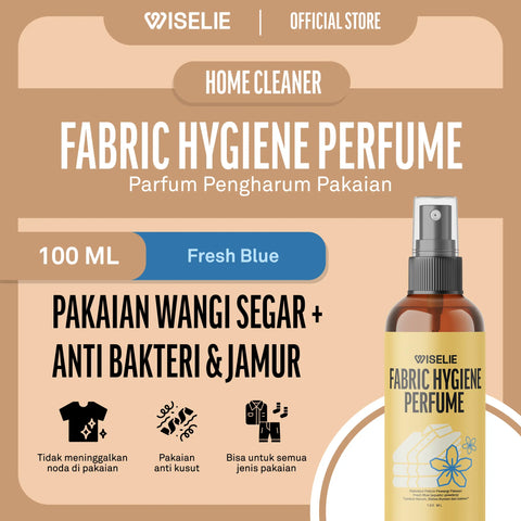Wiselie Fabric Hygiene Perfume aroma Fresh Blue ukuran 100ml