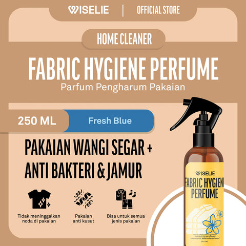 Wiselie Fabric Hygiene Perfume aroma Fresh Blue ukuran 250ml