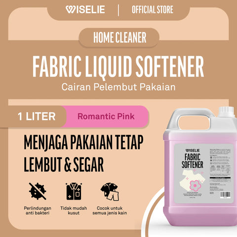 Produk pelembut dan pewangi pakaian aroma romantic pink 1 liter