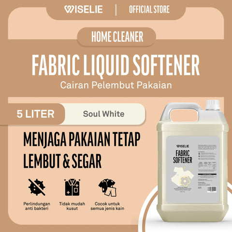 Produk pelembut dan pewangi pakaian aroma soul white 5 liter