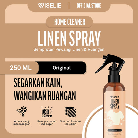 Produk semprotan pewangi linen dan ruangan original