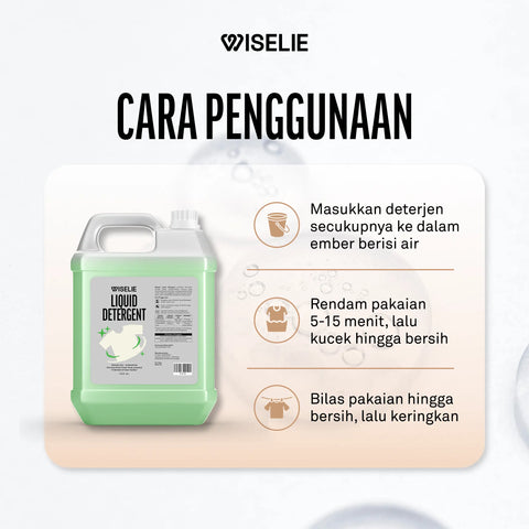 Cara menggunakan deterjen cair higienis