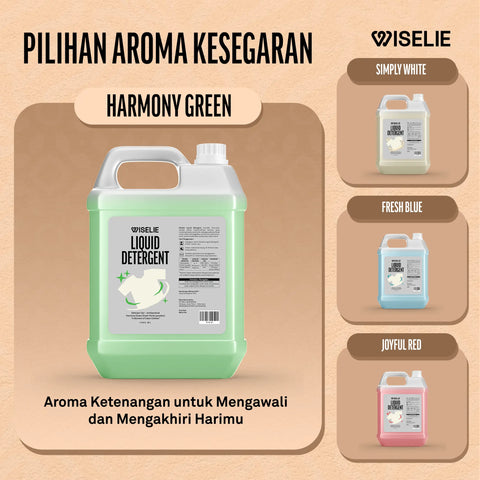 Pilihan aroma favorit dari deterjen cair wiselie