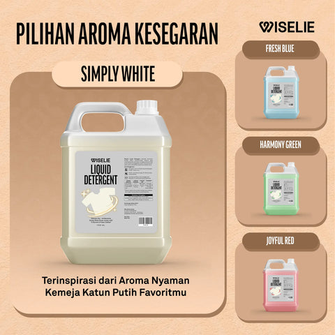 Pilihan aroma favorit dari deterjen cair wiselie