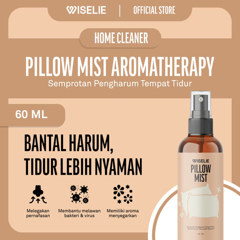 Wiselie Pillow Mist Aromatherapy solusi sulit tidur