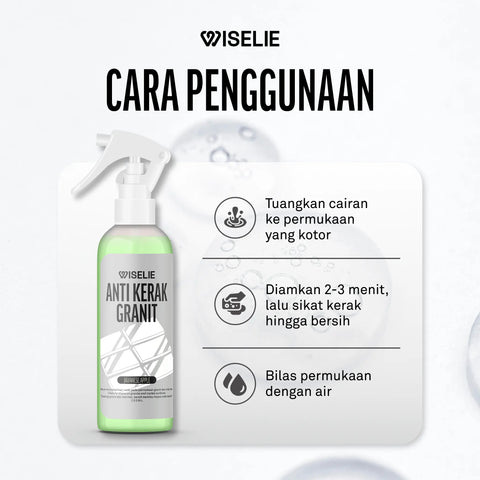 Cara membersihkan kerak pada granit di meja dapur