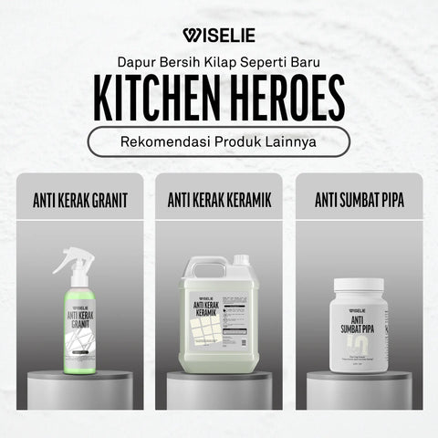 Rekomendasi produk pilihan pembersih dapur kilap seperti baru