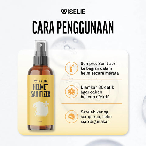 Cara membuat helm wangi dan segar dengan parfum helm