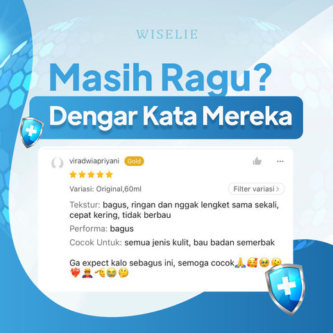 Wiselie Deodorant Spray Anti Bau Badan Penghilang Bau Ampuh Hingga 24jam Deodorant Bahan Alami Non Alkohol Aman Untuk Kulit