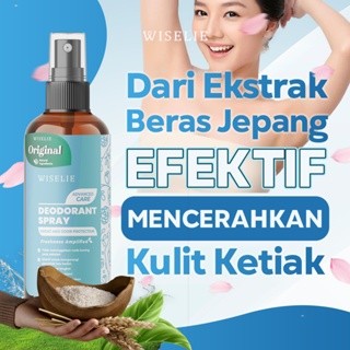 Wiselie Deodorant Spray Anti Bau Badan Penghilang Bau Ampuh Hingga 24jam Deodorant Bahan Alami Non Alkohol Aman Untuk Kulit