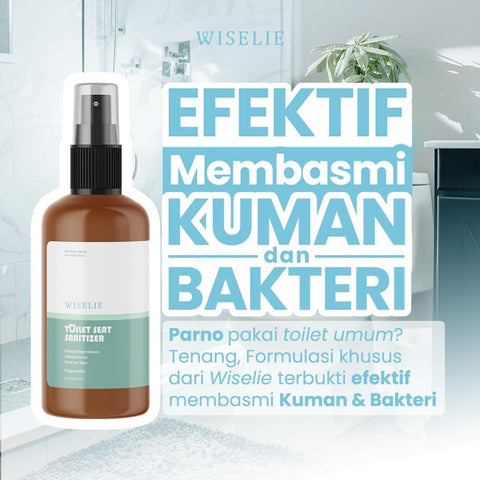 Wiselie Toilet Seat Spray Sanitizer Toilet Seat Disinfectant Pembersih Dudukan Pembersih WC Disinfektan Anti Bakteri Anti Virus Kuman