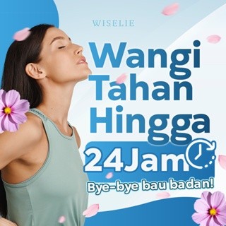 Wiselie Deodorant Spray Anti Bau Badan Penghilang Bau Ampuh Hingga 24jam Deodorant Bahan Alami Non Alkohol Aman Untuk Kulit