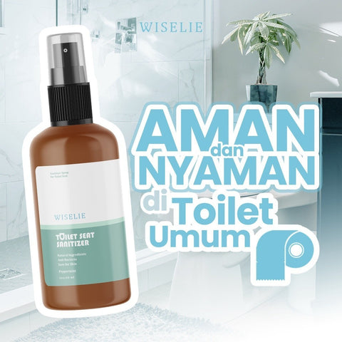 Wiselie Toilet Seat Spray Sanitizer Toilet Seat Disinfectant Pembersih Dudukan Pembersih WC Disinfektan Anti Bakteri Anti Virus Kuman