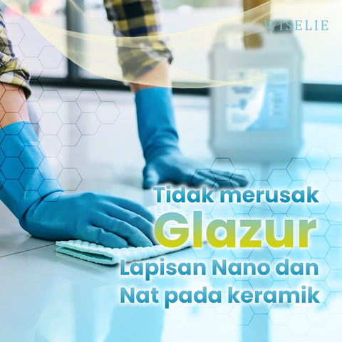 Wiselie Anti Kerak Kamar Mandi Extract 100% Bersih Pembersih Toilet Anti Kerak FREE Kuas