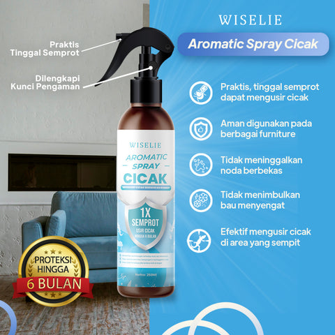 Wiselie Aromatic Spray Cicak Pengusir Cicak Dijamin Ampuh 100%