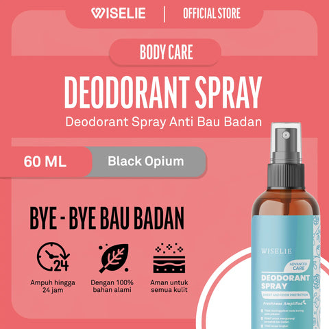Wiselie Deodorant Spray 60 ml | 6 Aroma