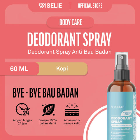 Wiselie Deodorant Spray 60 ml | 6 Aroma