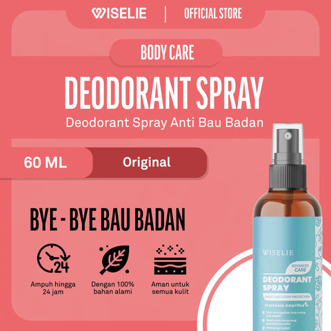 Wiselie Deodorant Spray 60 ml | 6 Aroma