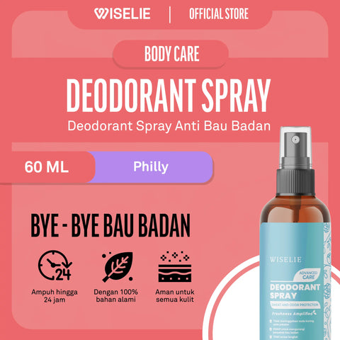 Wiselie Deodorant Spray 60 ml | 6 Aroma