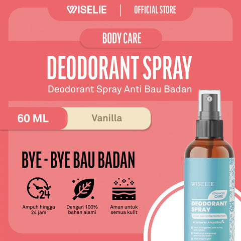Wiselie Deodorant Spray 60 ml | 6 Aroma