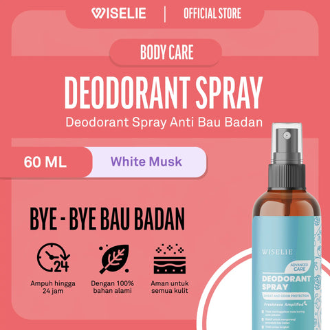 Wiselie Deodorant Spray 60 ml | 6 Aroma