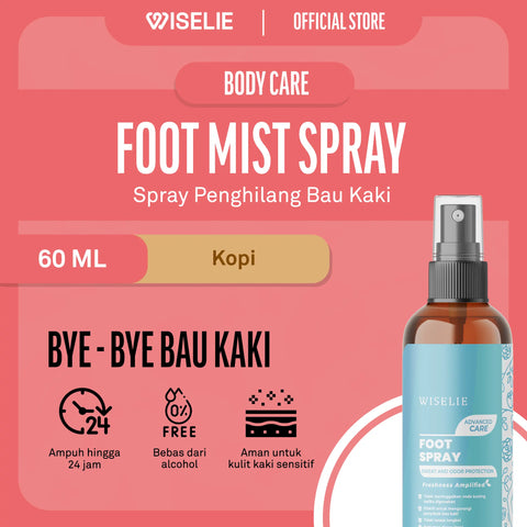 Wiselie Foot Mist 60 ml | 6 Aroma