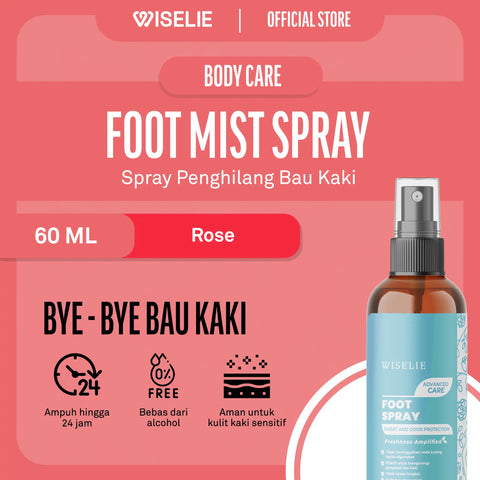 Wiselie Foot Mist 60 ml | 6 Aroma