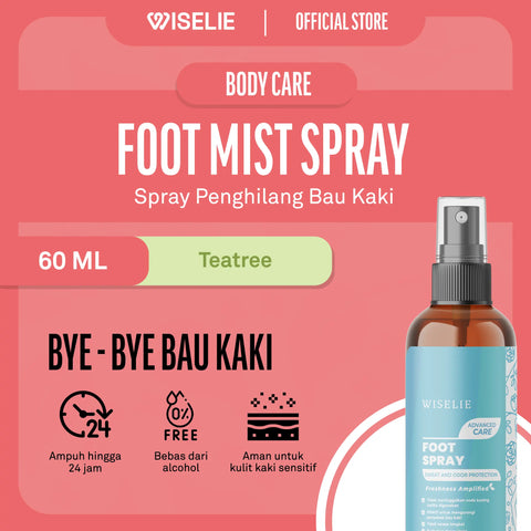 Wiselie Foot Mist 60 ml | 6 Aroma