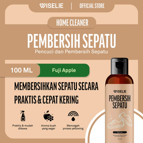 Wiselie Pembersih Sepatu 100 ml | Fuji Apple