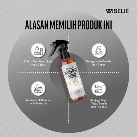 Wiselie semprotan pembersih dapur multifungsi
