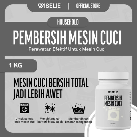 Wiselie Pembersih Mesin Cuci 500 g–1 kg