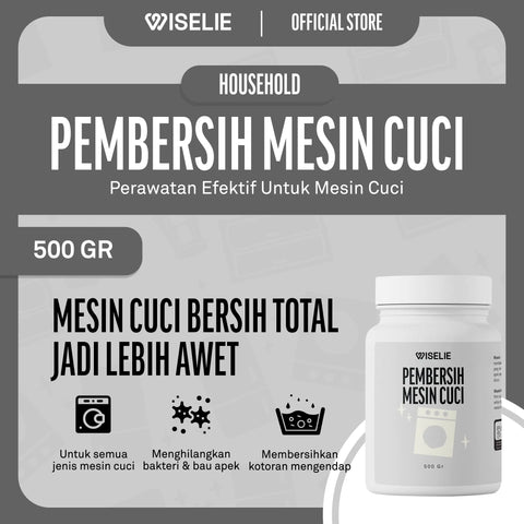 Wiselie Pembersih Mesin Cuci 500 g–1 kg