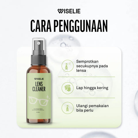 Cara membersihkan lensa kacamata dengan mudah menggunakan semprotan pembersih