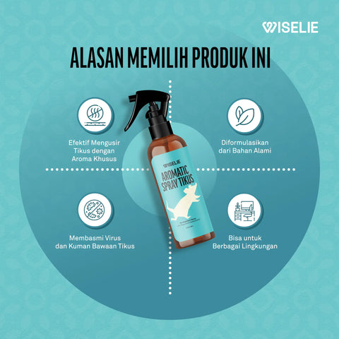 Wiselie semprotan pengusir tikus alami di rumah