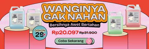 Promo deterjen cair wangi bersih dari wiselie diskon hingga 29%