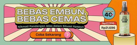 Promo produk pembersih lensa anti embun dari wiselie diskon hingga 40%