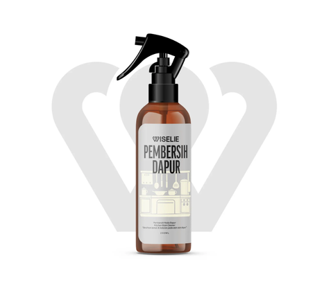 Wiselie Paket Bundling Pembersih Kulkas 250 ml dan Pembersih Dapur 250ml