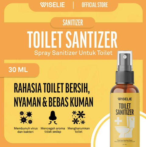 Wiselie Paket Bundling Pembersih Mesin Cuci, Spray Anti Semut 250ml dan Toilet Spray Sanitizer