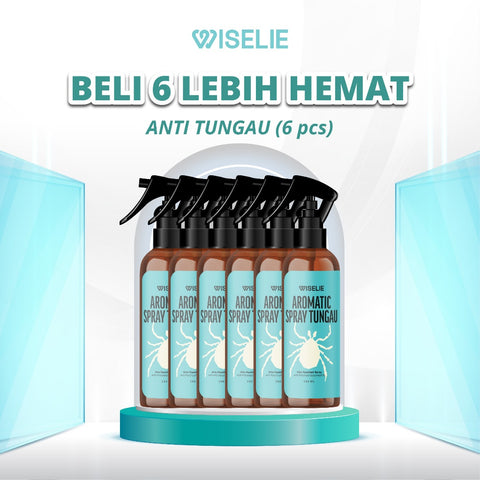 Wiselie Paket Bundling 6 Pcs Lebih Hemat Spray Pengusir Anti Hama Cicak, Semut, Kecoa, Rayap, Tungau, Kucing dan Tikus Kemasan 250ml