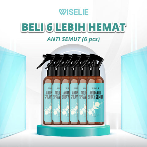 Wiselie Paket Bundling 6 Pcs Lebih Hemat Spray Pengusir Anti Hama Cicak, Semut, Kecoa, Rayap, Tungau, Kucing dan Tikus Kemasan 250ml