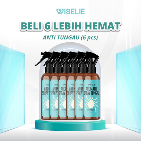 Wiselie Paket Bundling 6 Pcs Lebih Hemat Spray Pengusir Anti Hama Cicak, Semut, Kecoa, Rayap, Tungau, Kucing dan Tikus Kemasan 250ml